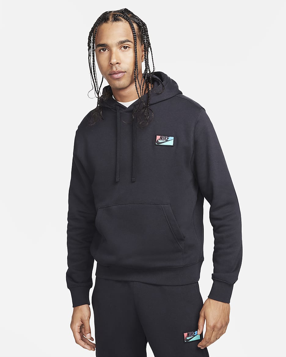 Nike club hoodie xs sales